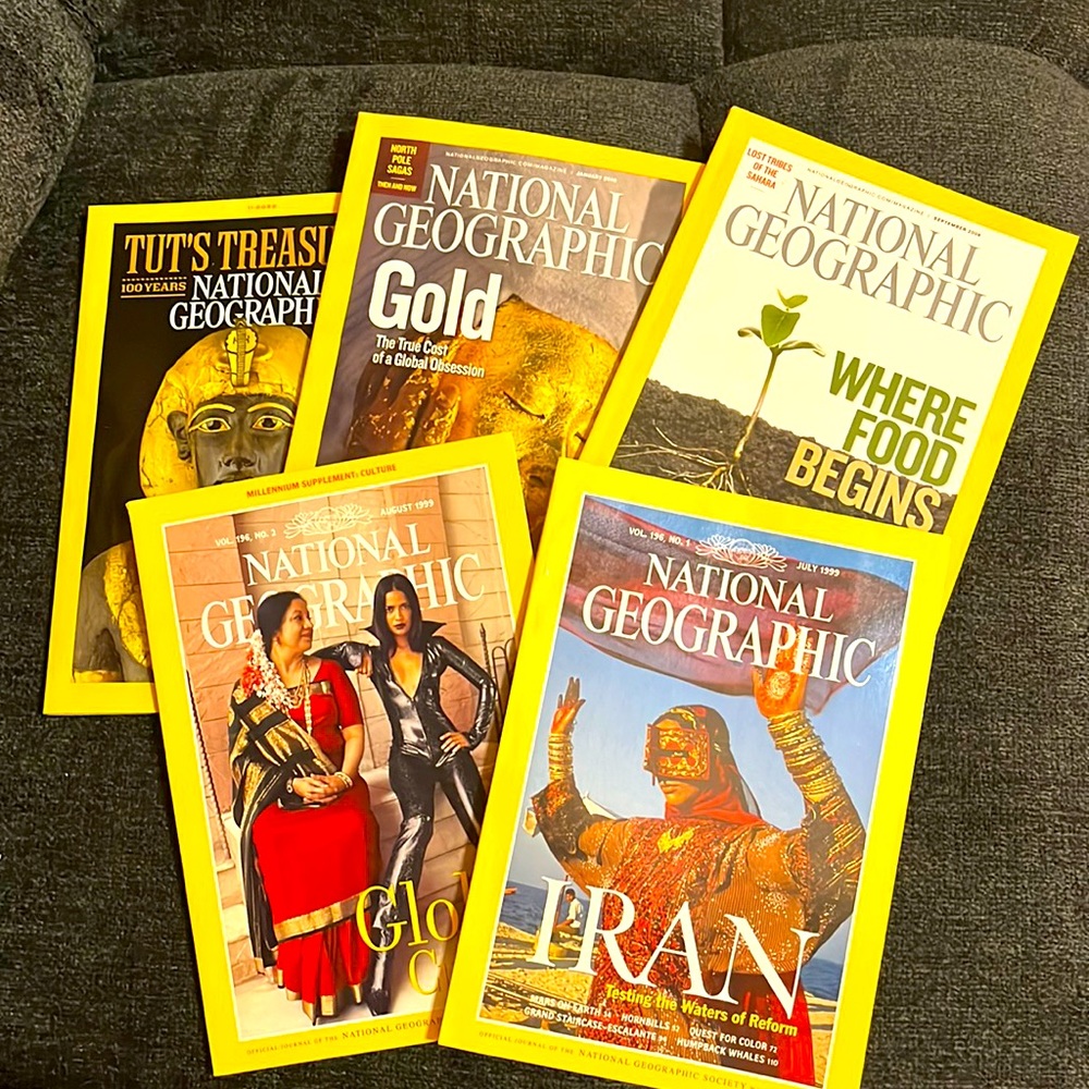 National Geographic (LOT OF 5)